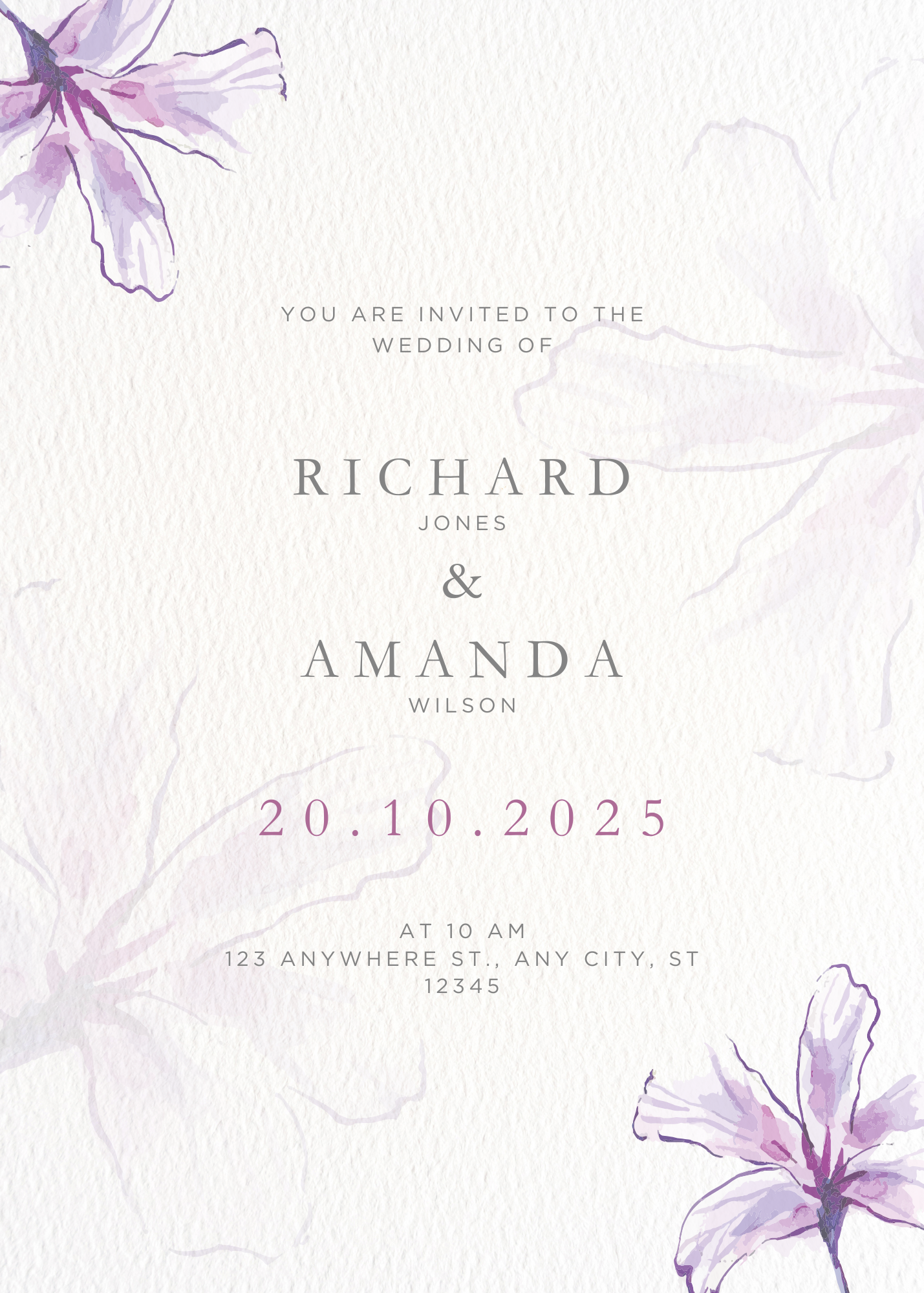 Wedding Invitation Model 16 - Picture