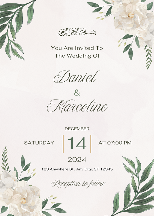 Wedding Invitation Model 28 - Picture