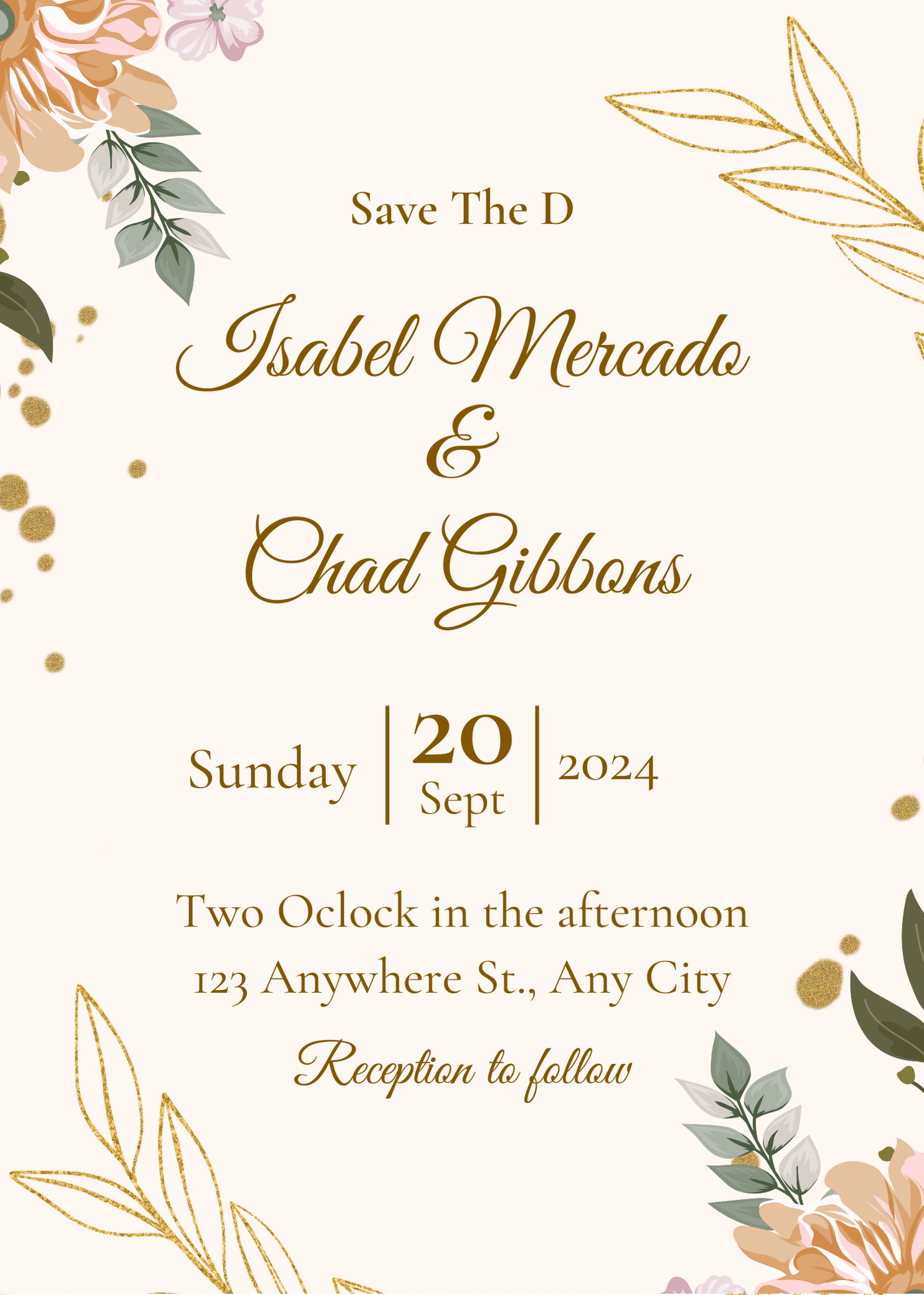 Wedding Invitation Model 4 - Picture