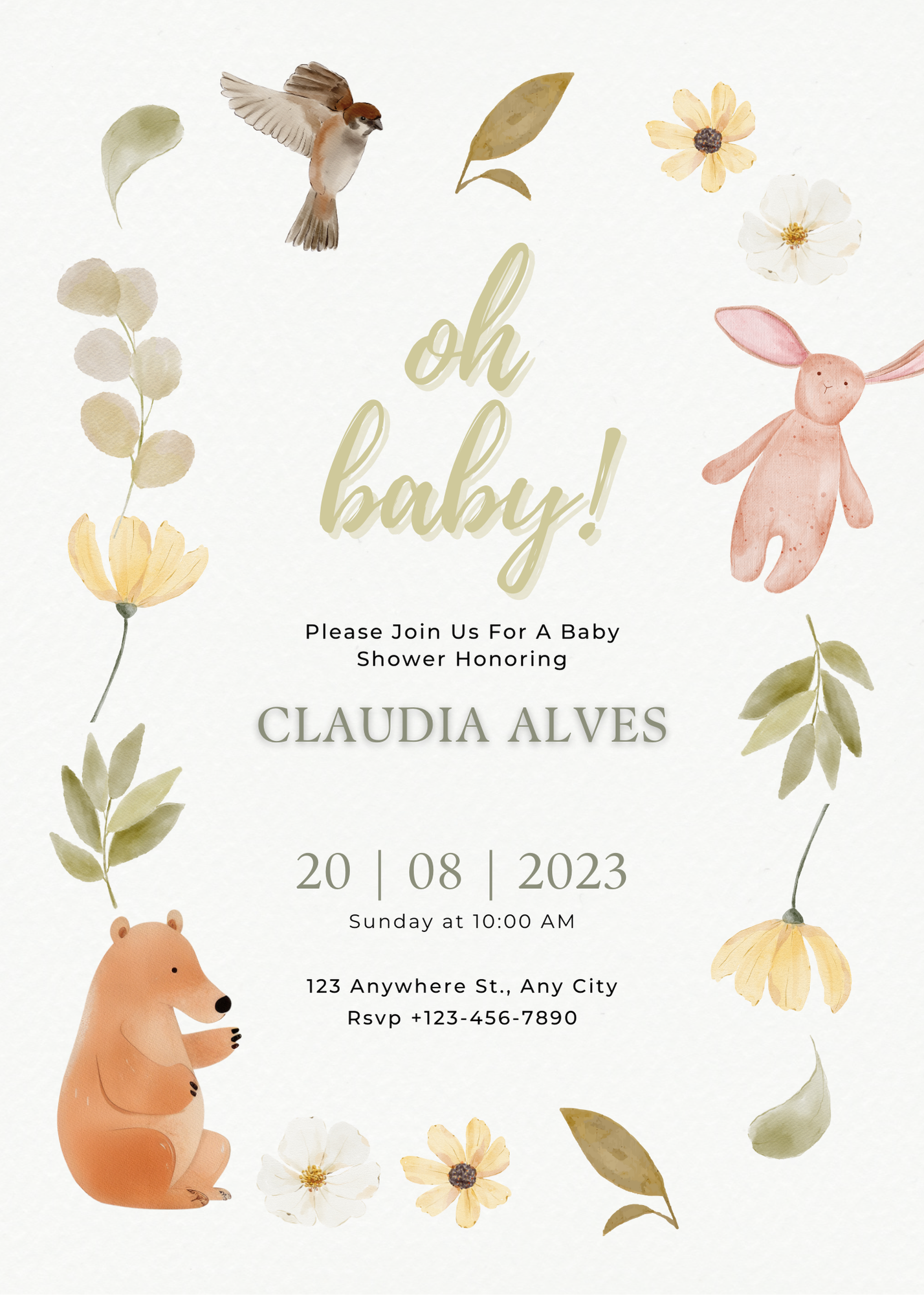 Baby Shower Invitation Model 14 - Picture