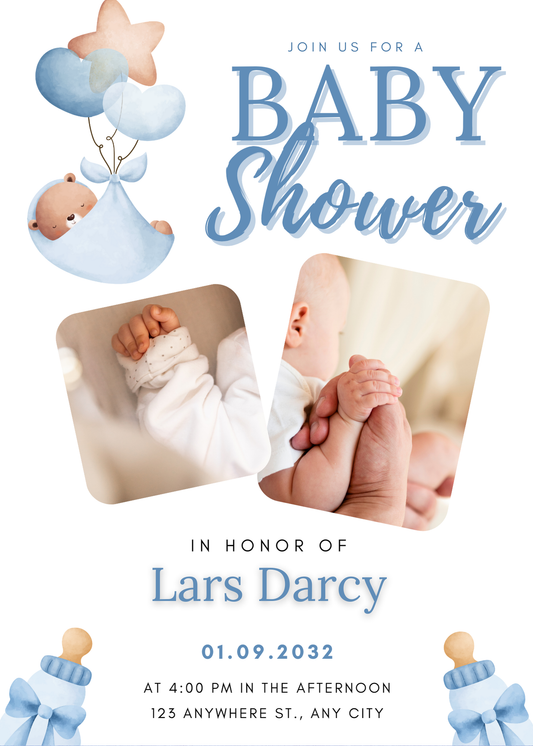 Baby Shower Invitation Model 16 - Picture