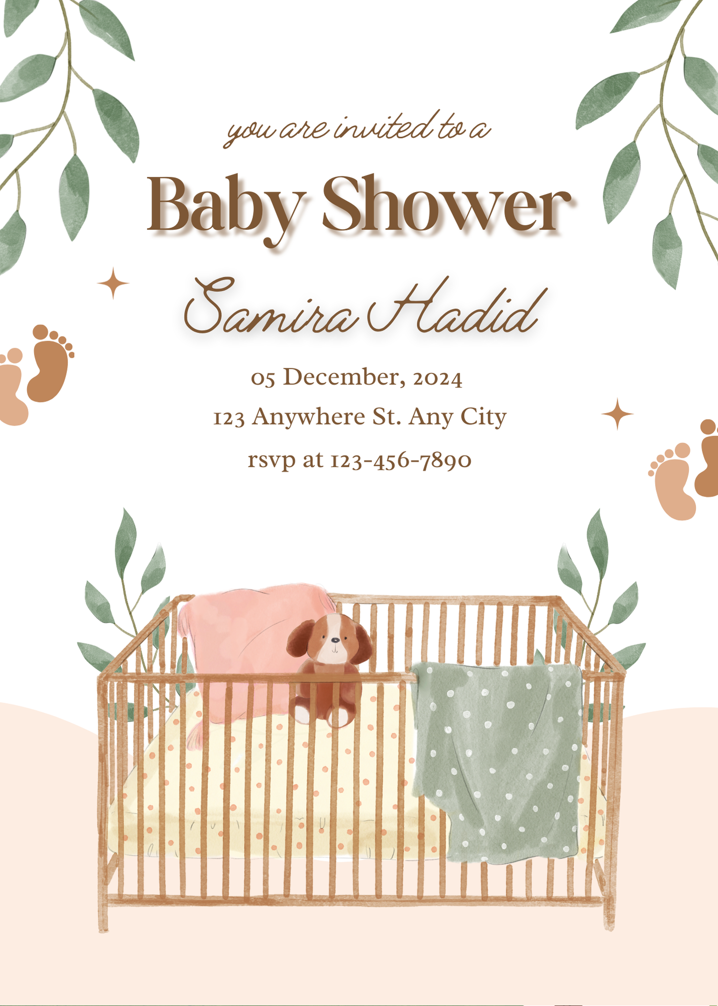 Baby Shower Invitation Model 22 - Picture