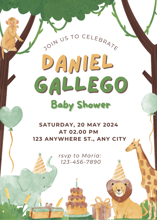 Baby Shower Invitation Model 23 - Picture