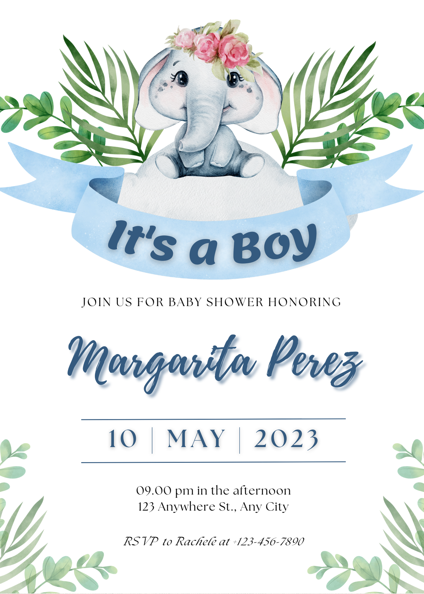 Baby Shower Invitation Model 24 - Picture