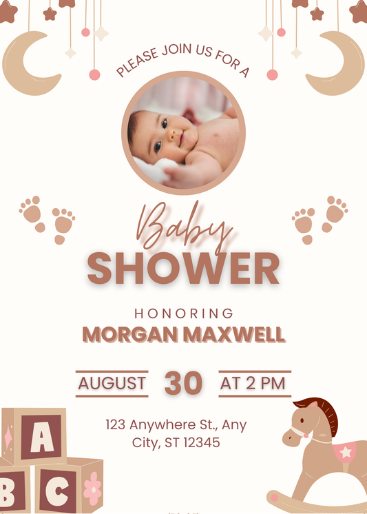 Baby Shower Invitation Model 29 - Picture