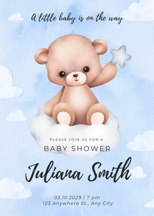 Baby Shower Invitation Model 3 - Picture