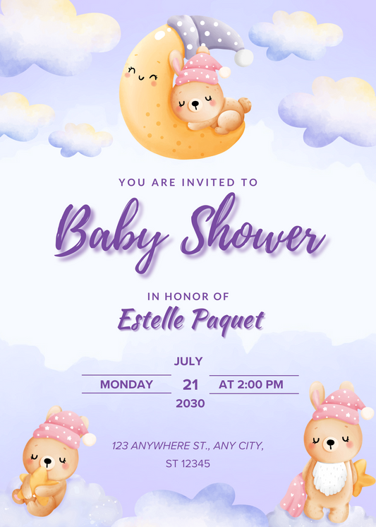 Baby Shower Invitation Model 4 - Picture