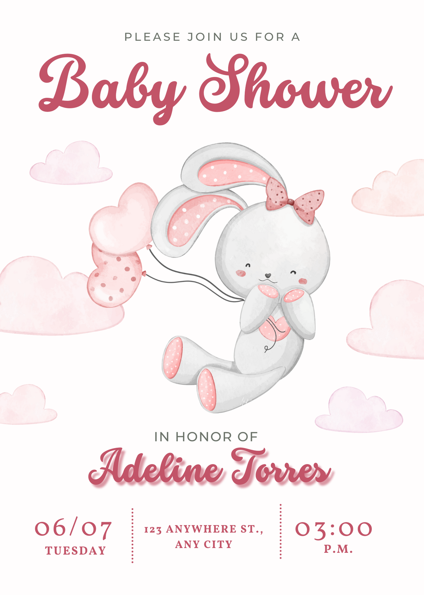 Baby Shower Invitation Model 6 - Picture