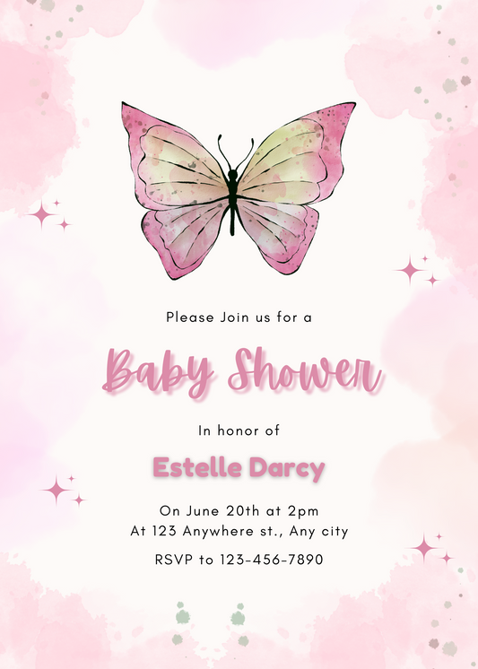 Baby Shower Model 9 - Invitatie Online