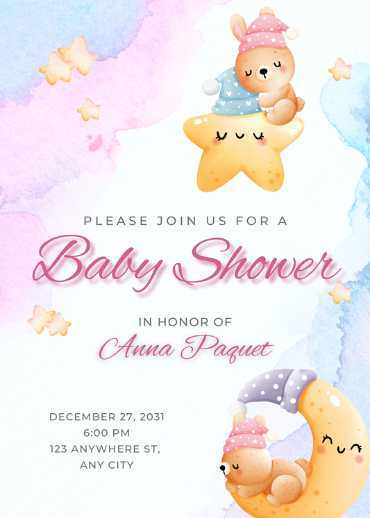 Baby Shower Invitation Model 5 - Picture