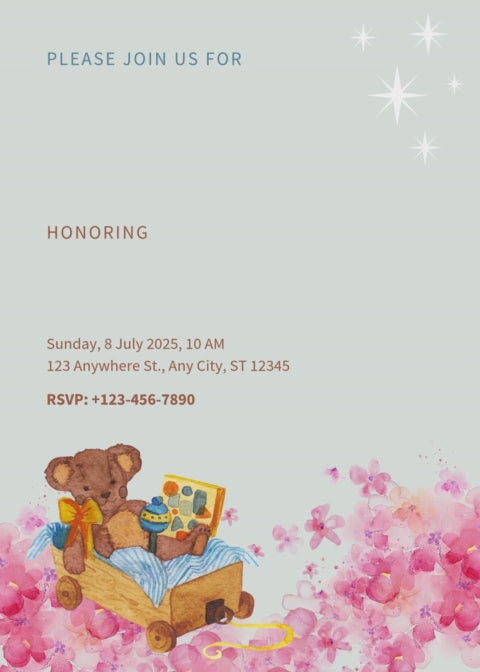 Baby Shower Invitation Model 28 - Video