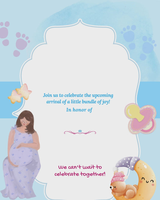 Baby Shower Model 18 - Invitatie Video