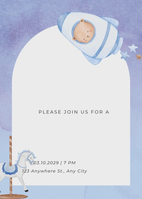 Baby Shower Invitation Model 17 - Video