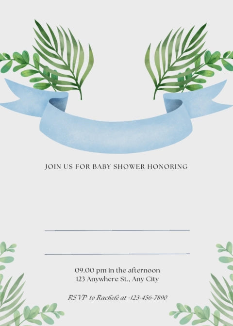 Baby Shower Invitation Model 24 - Video